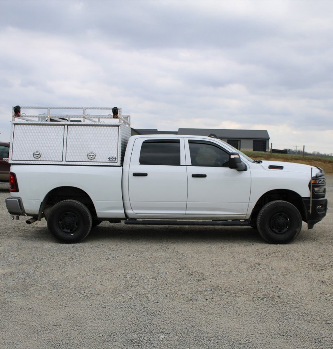 Custom aluminum truck toolbox with slide-out drawers built in Sugarcreek, Ohio